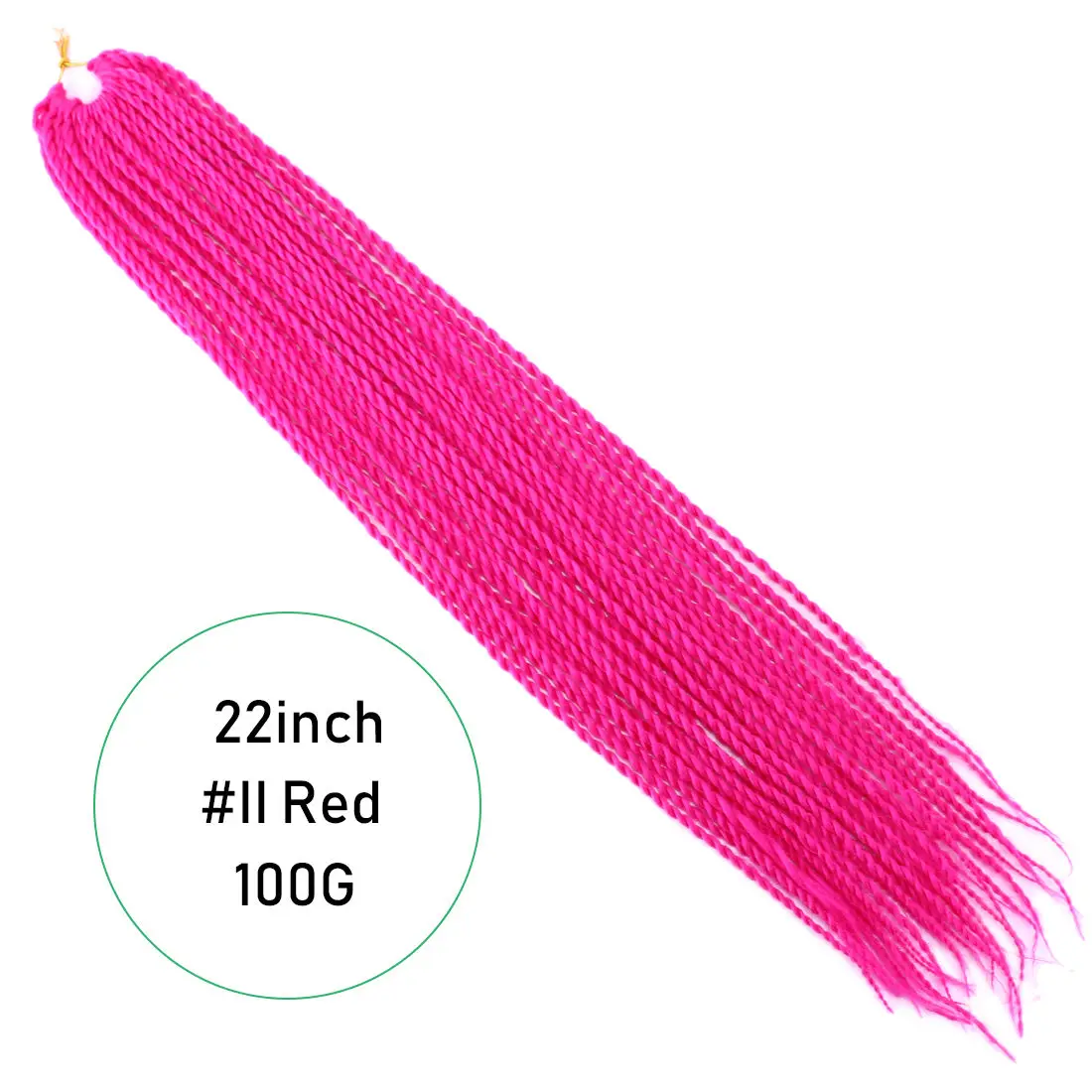 #31 Angie 100 грамм/Упаковка 22 дюйма вязанные крючком косы Сенегальские крученые волосы плетение 30 корней/упаковка синтетические волосы для женщин - Цвет: #31