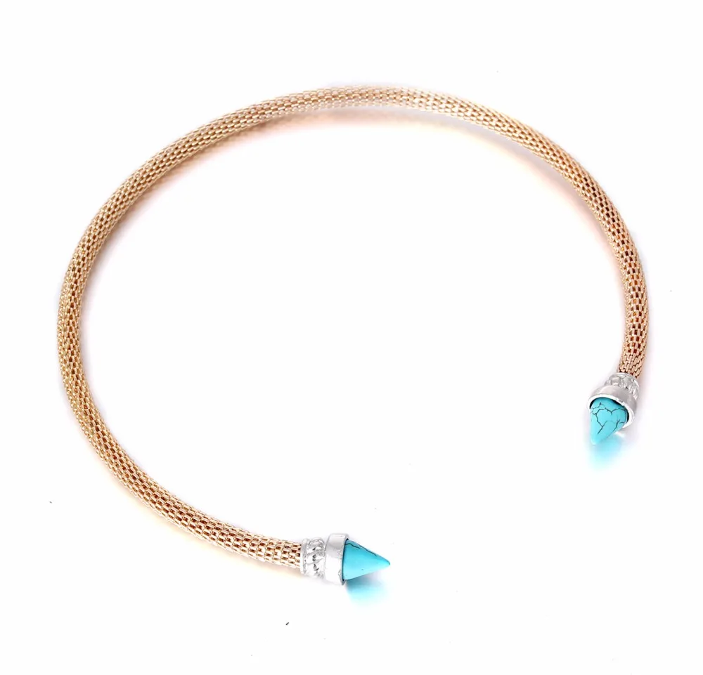 Бесплатная доставка современное Золотое колье чокер с шипами женское золотого