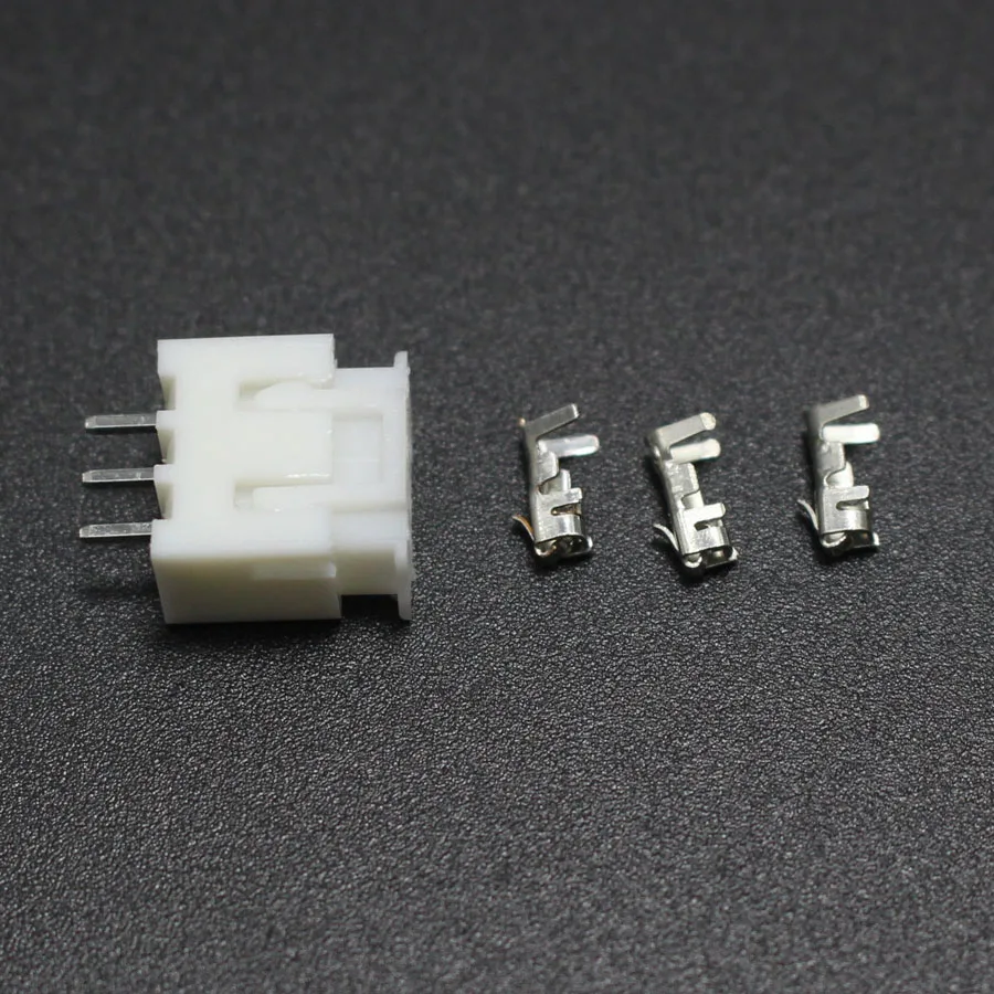 50 комплектов фоторазъем 2 54 мм 3Pin XH 180 угловой разъем + Корпус клемма для