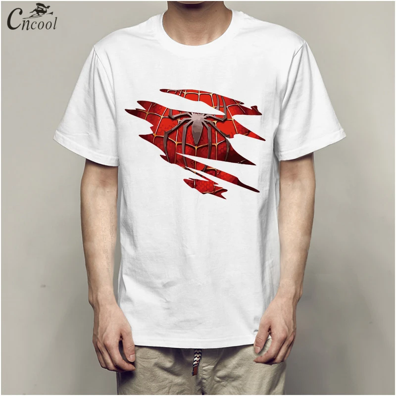 2019 новая брендовая мужская футболка с принтом супергероев Марвел Мстители