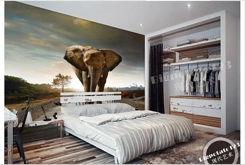 

Customized 3d wallpaper 3d wall murals wallpaper On the road like TV setting wall paper living room wallpaper