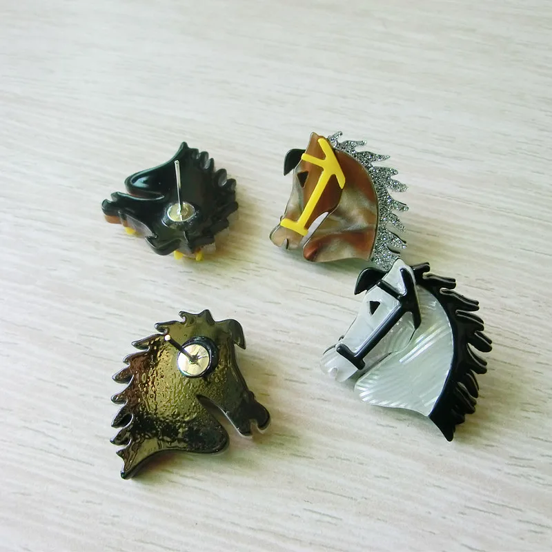 Женские акриловые серьги гвоздики FishSheep висячие в виде животных из смолы новинка