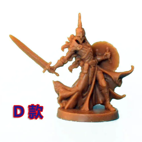 D Литье под давлением 1: 72 Cool Miniornot настольная игра для ролевых игр модель Cmon бесконечный Темный массивный темный герой - Цвет: D