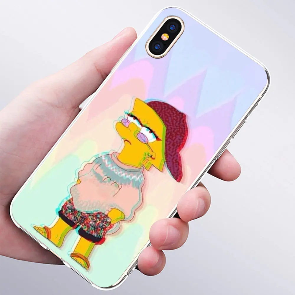 014 Мягкий силиконовый модный прозрачный чехол Los Simpsons для Apple iPhone 11 Pro XS MAX XR X 7 8 Plus 6 6s Plus 5 5C 5S SE - Цвет: 014