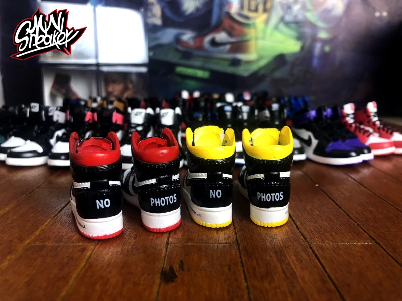 Кроссовки на воздушной стерео 3D Jordan 1 модель Дисплей украшения аксессуары для автомобильного интерьера пары Для мужчин и подарки женщине на день рождения