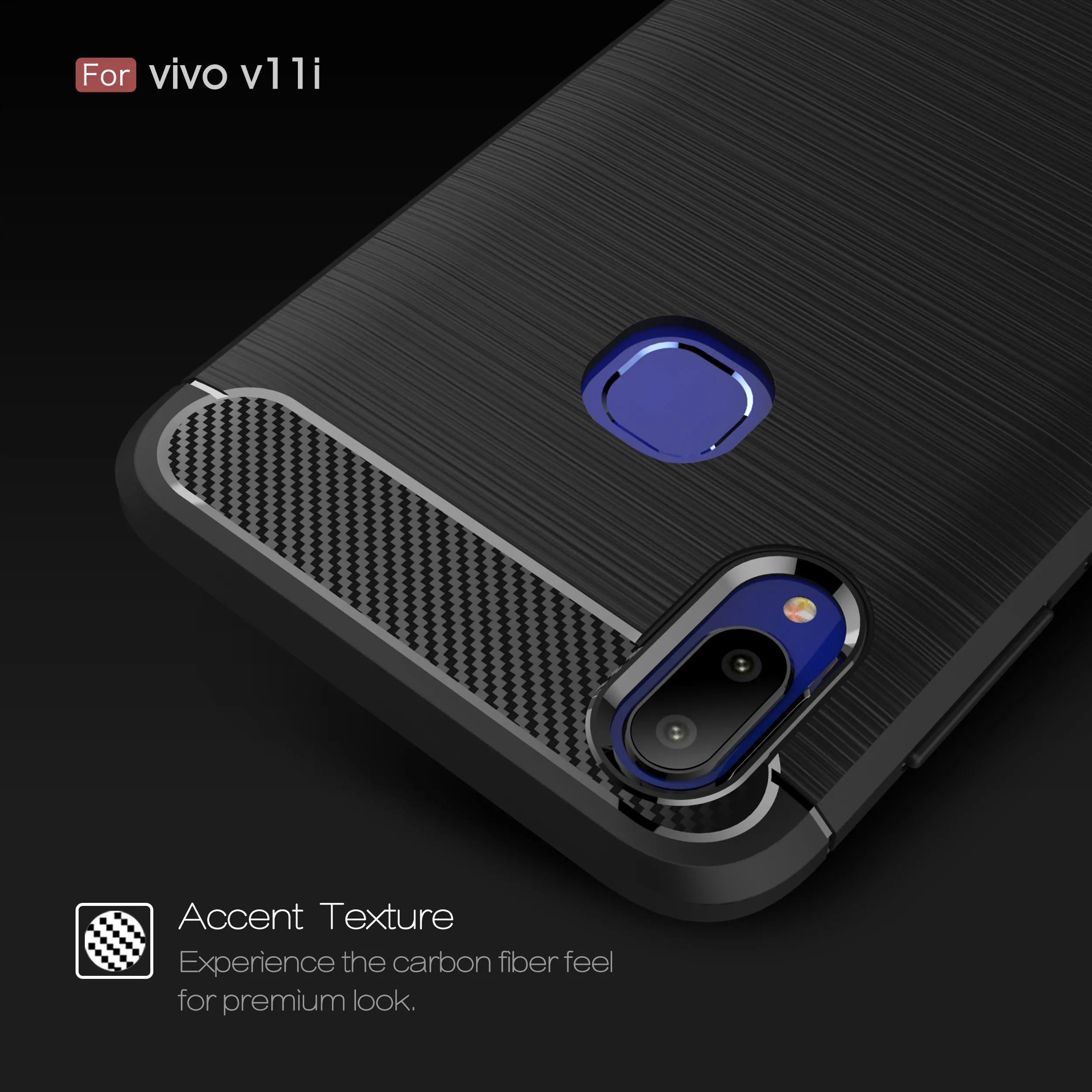 BSNOVT For Vivo V11i Case V 11 i Cover Shockproof Silicone Brushed Bumper Back Phone Fundas 6.3&quot |