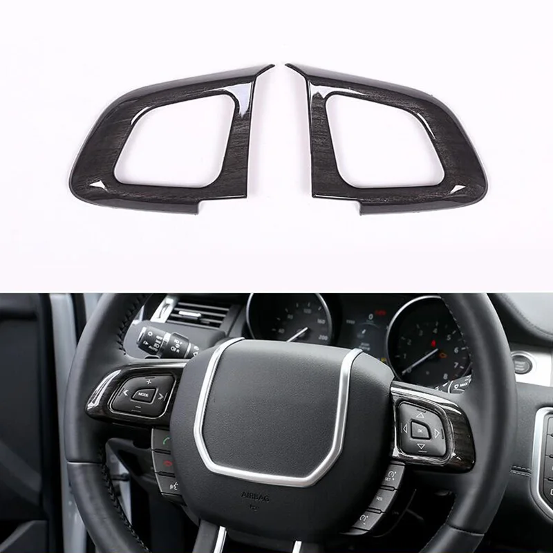 2 шт. автомобильные хромированные кнопки на руль для Land Rover Range Evoque 2012 2018|Лепнина