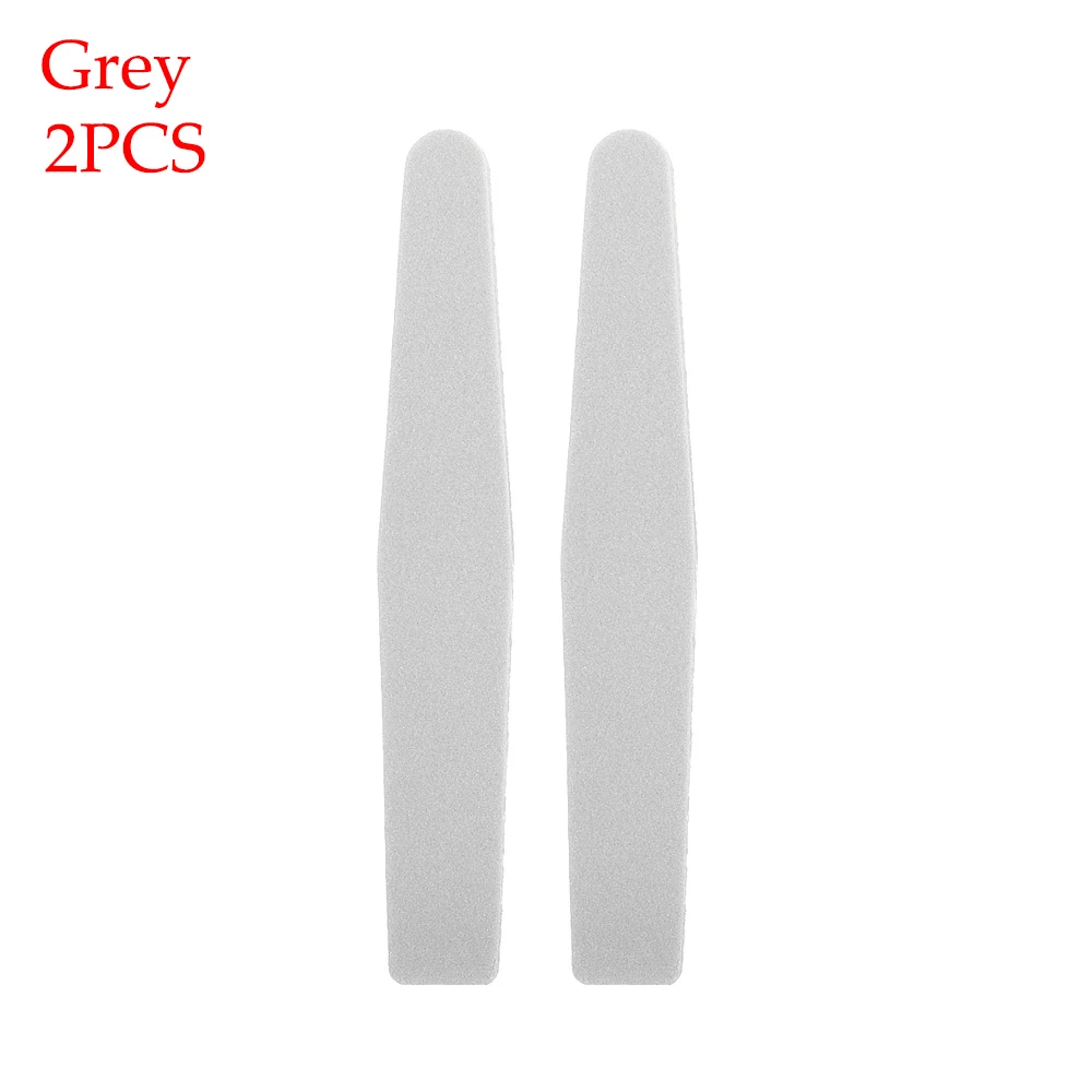 2pcs gery 1/2 шт Профессиональные пилки для ногтей буферная Полировка Тонкий полумесяц 100/180 инструменты для красоты ногтей Алмазная губка блок полисоир Ongles - Цвет: 2pcs gery