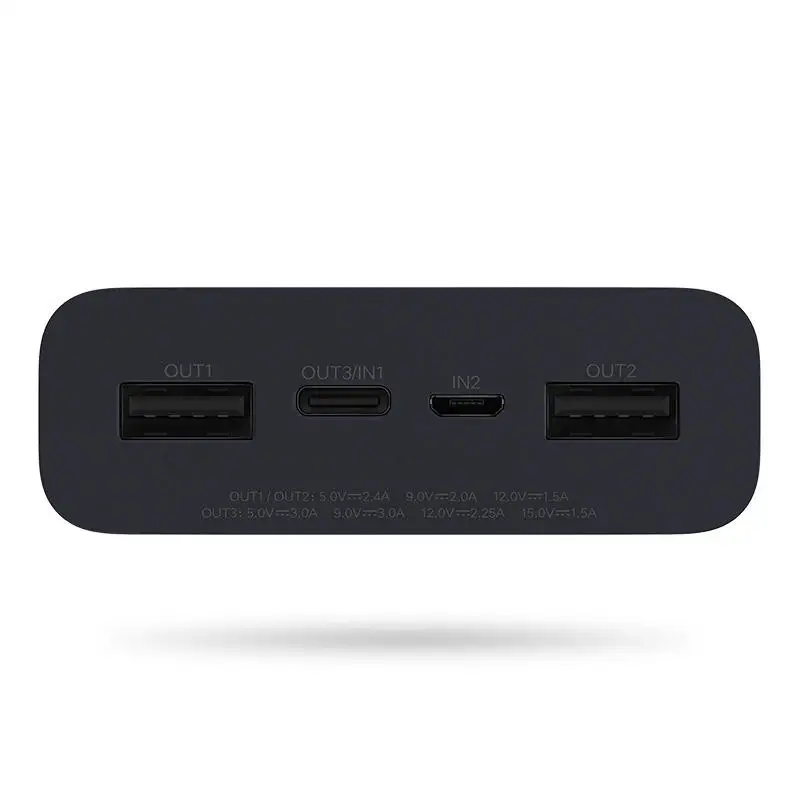 Xiaomi powerbank Z mi power bank 20000 мАч Быстрая зарядка QC3.0 Xiao батарея QB822 для iPhone зарядное