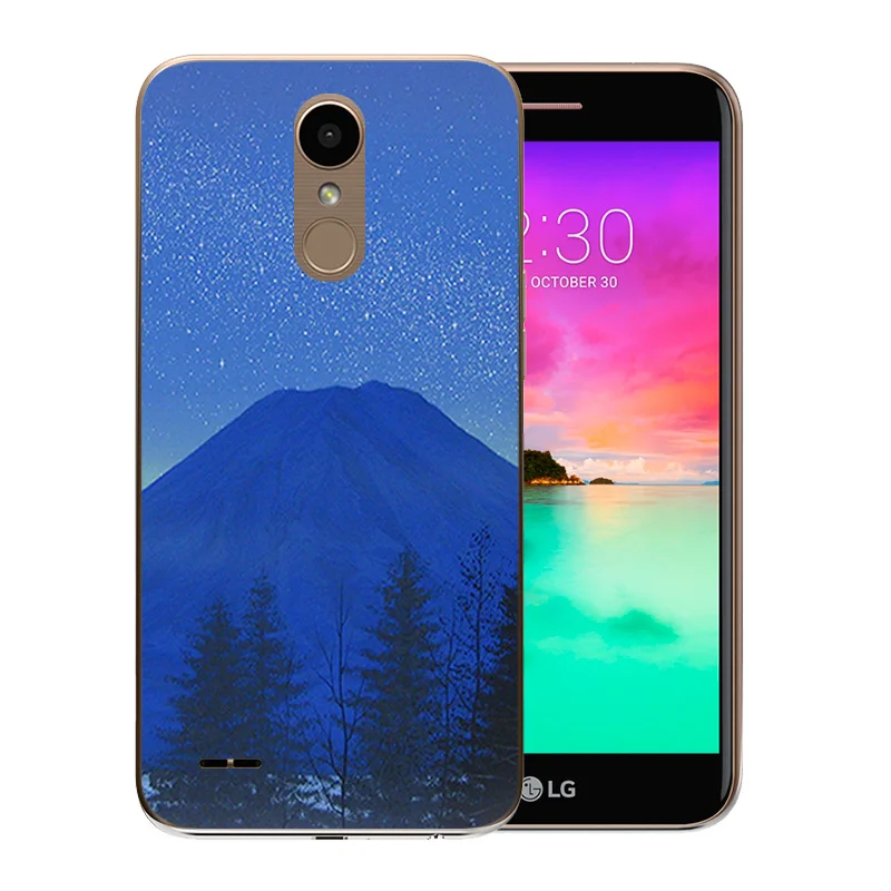 Чехлы для LG K10 2017 чехлы телефонов M250 M250N X400 мягкий силиконовый чехол с пейзажным