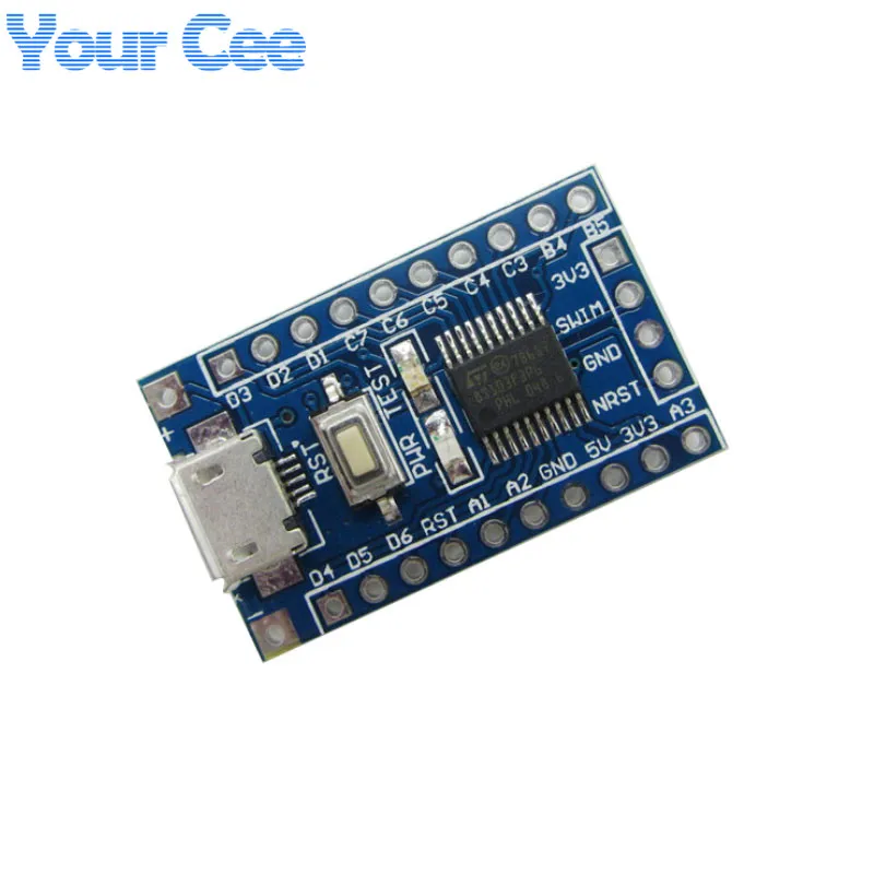 Детали для набора сделай сам макетная плата ARM STM8 минимальная системная STM8S103F3P6