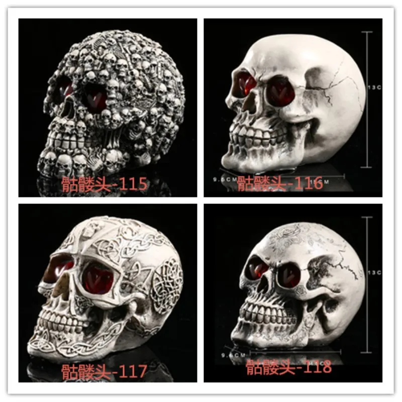 Реквизит для создания атмосферы в баре реквизит из смолы Череп ужас Креативный