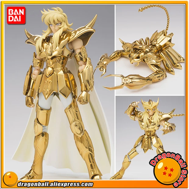 Аниме &quotSaint Seiya&quot Оригинальный BANDAI Tamashi Наций Saint Cloth миф экс фигурка Скорпион Milo