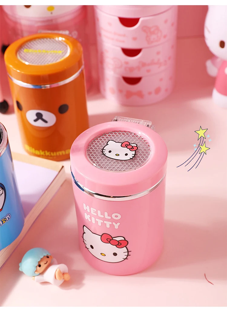 Hello kitty Люминесцентная карманная пепельница переносная пепельница для улицы Аксессуары для автомобилей Функция ночника пепельница