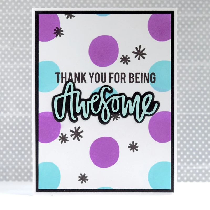 Новинка трафарет в горошек для самостоятельного скрапбукинга декоративное