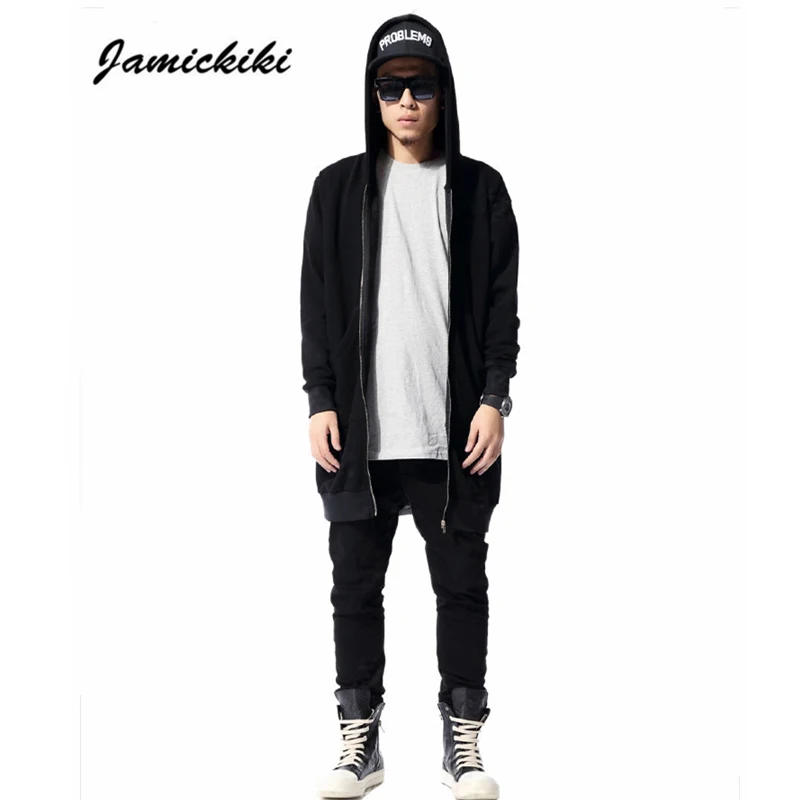 2016 Весна Осень Толстовки Моды для Мужчин Хип Хоп Толстовка На Молнии Up Moleton Masculino