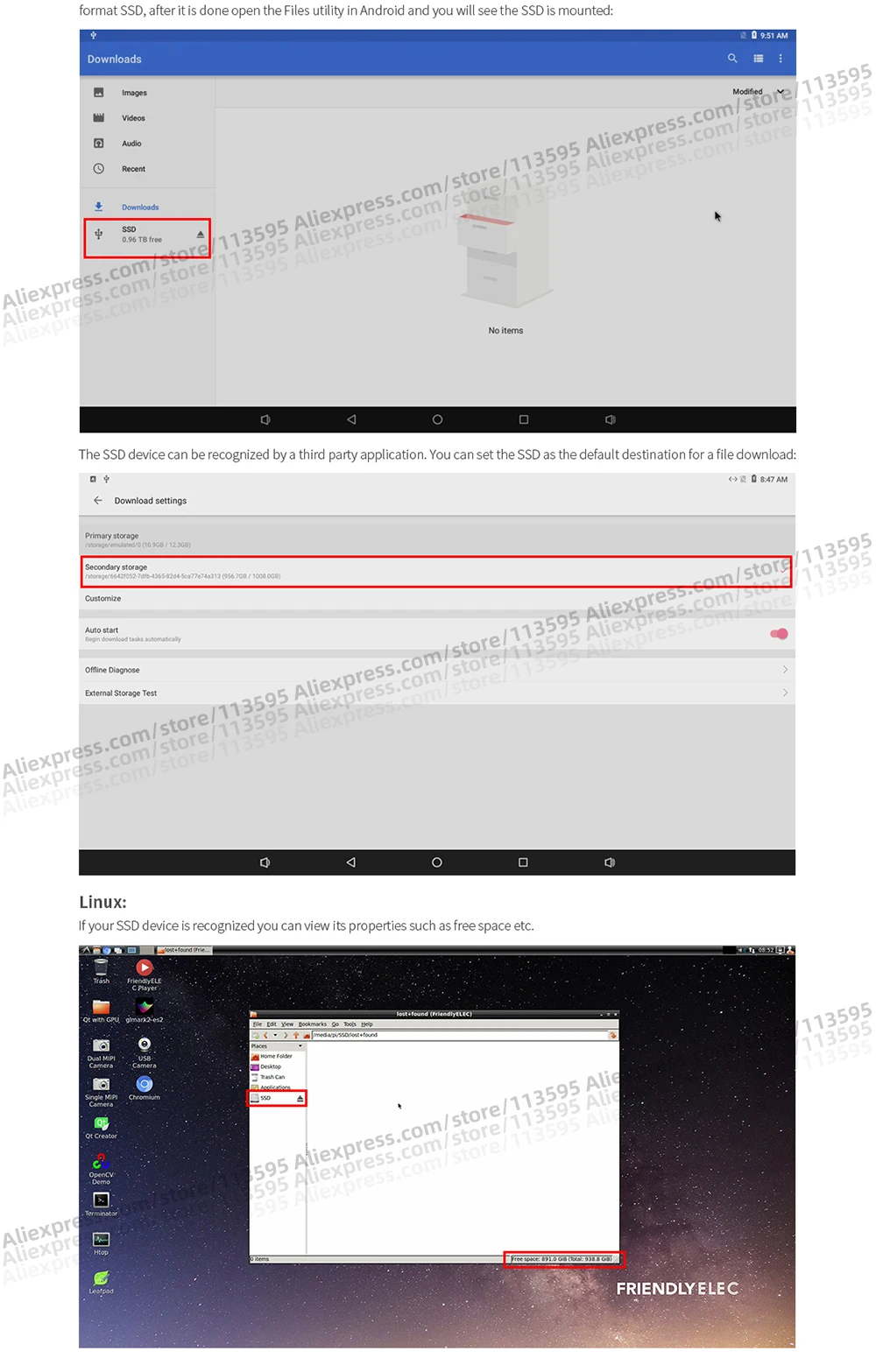 RealQvol Friendlyarm NVMe SSD адаптер для M4 Nanopi M4