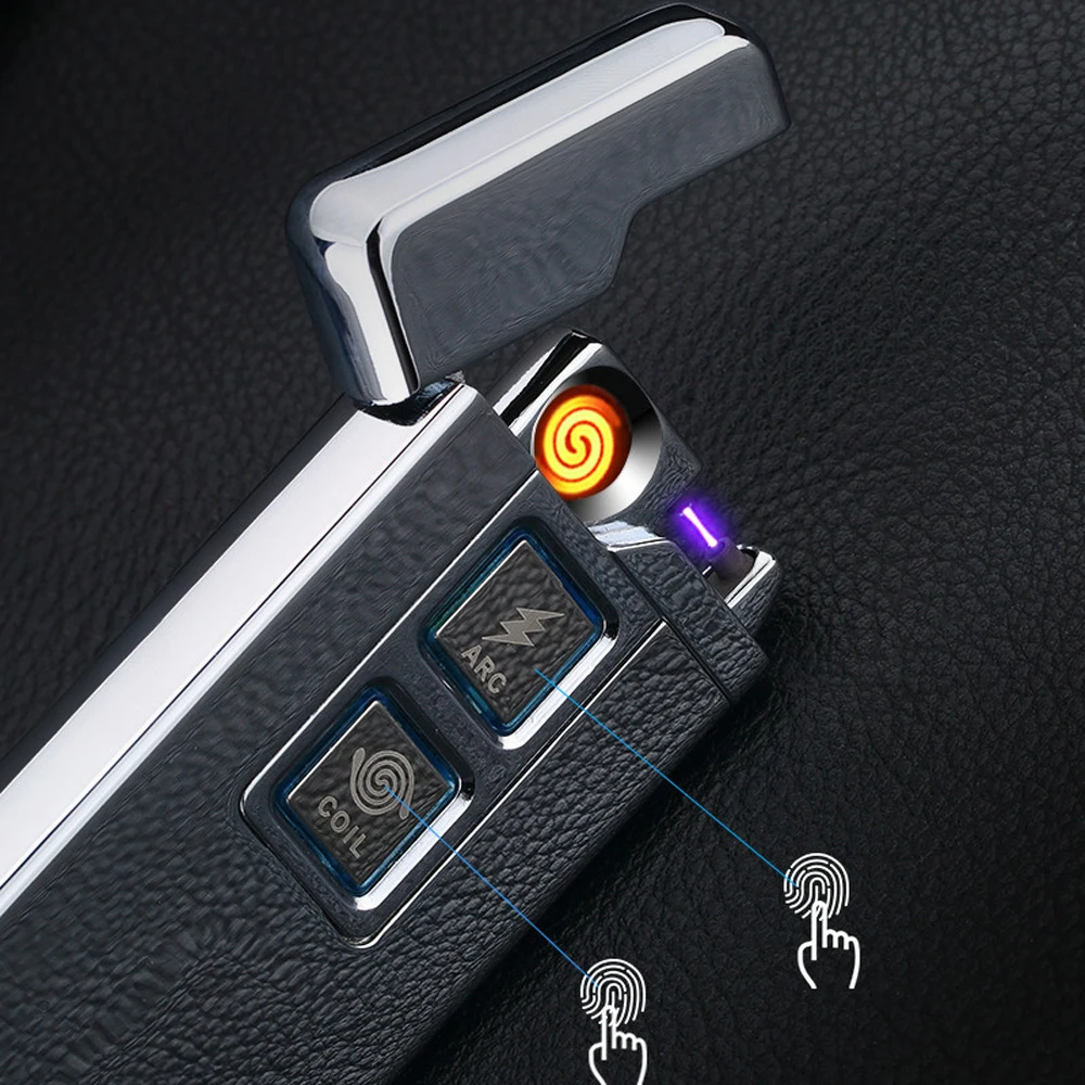 Новинка 2017 года 2 в 1 катушка и дуги легче умный электронный USB Запальные средства