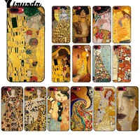yinuoda the kiss gustav klimt painting fundas phone case cover for apple iphone 8 7 6 6s plus x xs max 5 5s se xr cellphones