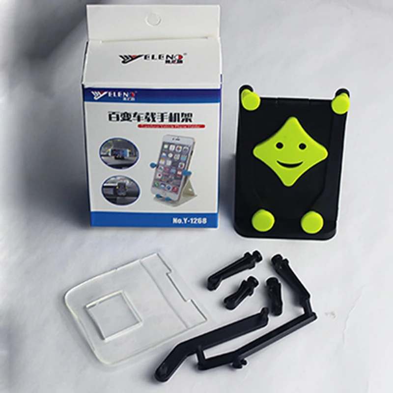 Hot Selling Phone Bracket Creative Smiling Face Seat Customized Car Outlet Multi-functional Magnetic Mobile Frame | Автомобили и