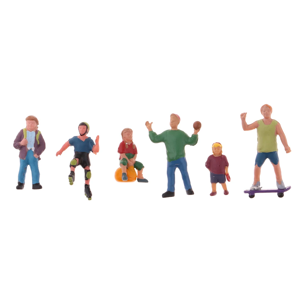 1/87 расписные Фигурки игроков модель HO OO шкала для украшения песочного