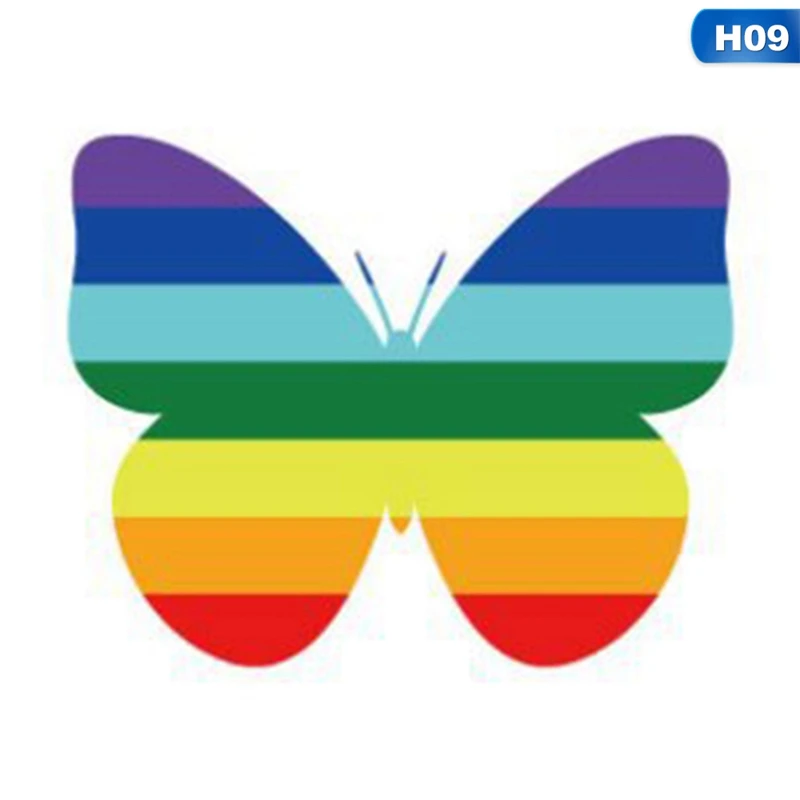 9 5 шт./упак. Новое поступление разные флуоресцентные радужные татуировки наклейки лицо косметический прекрасный временный боди-арт красочная наклейка - Цвет: 9