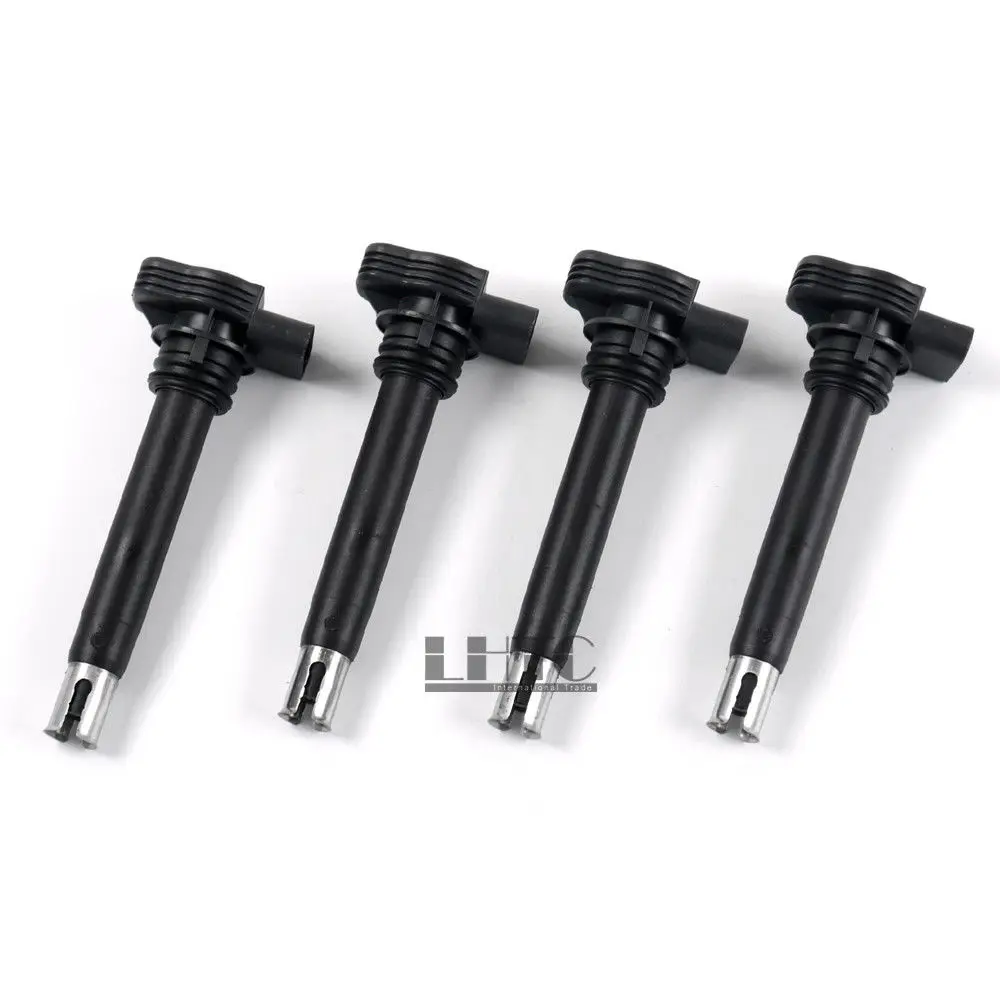 4х BOS CH катушки зажигания Свеча Подлинная для Audi A4 A5 Q5 TT V W Beetle Je tta 0221604115|Катушка