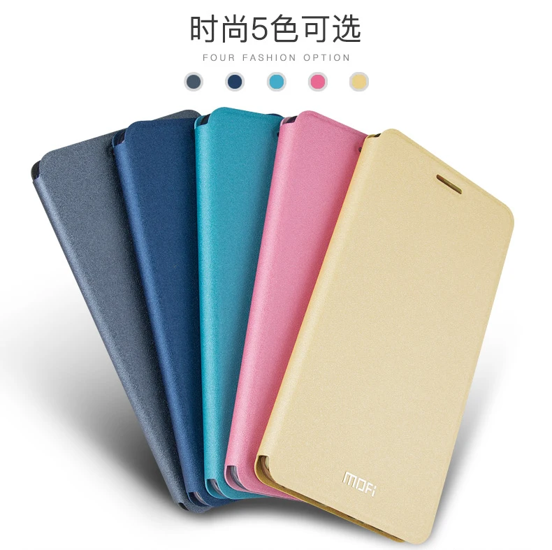 Оригинальный чехол Mofi для OPPO R9S PLUS Роскошный кожаный флип-чехол с подставкой из