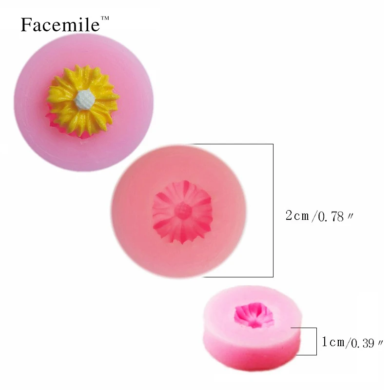 

1PCS Mini Flower For Border Silicone Mold Fondant Cake Decorating Tools Chocolate Candy Gumpaste Baking Mould