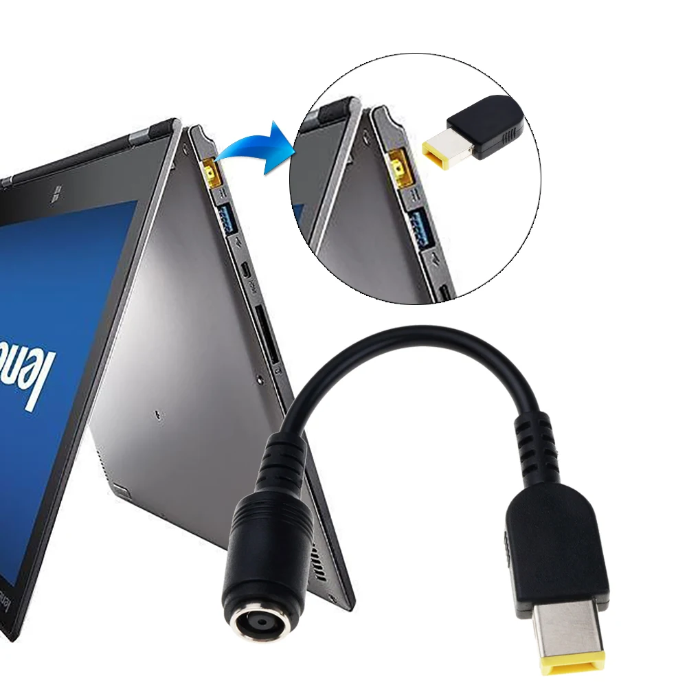 Kebidu кабель адаптера преобразователя питания 7 9 мм x 5 женский интерфейс для Lenovo