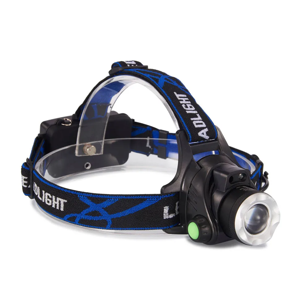 Super bright T6 charging induction flashlight waterproof glare telescopic zoom head searchlight outdoor fishing Headlamp | Лампы и