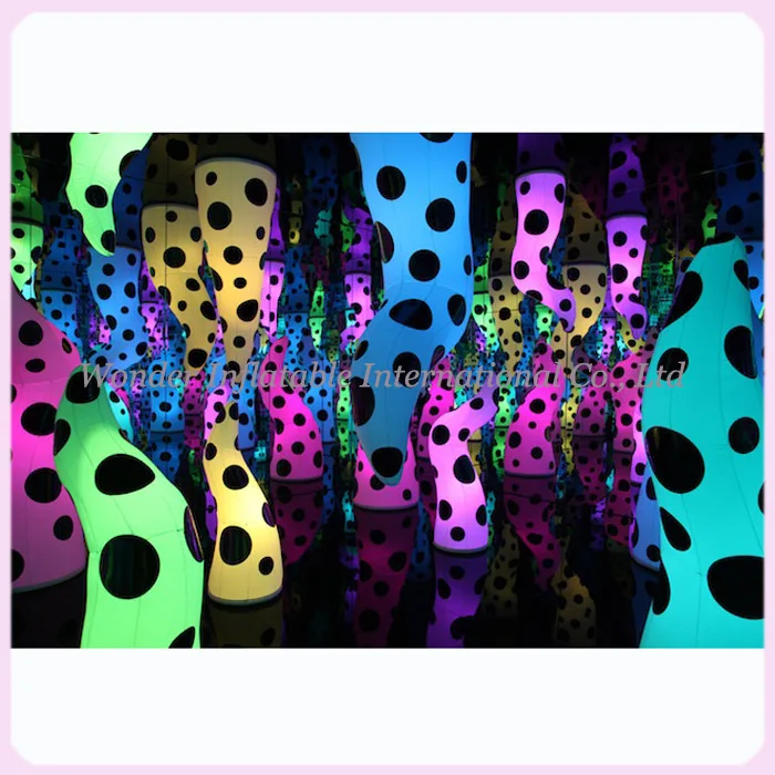 Новейший роскошный надувной светодиодный конус/надувной бычий рог/светодиодный