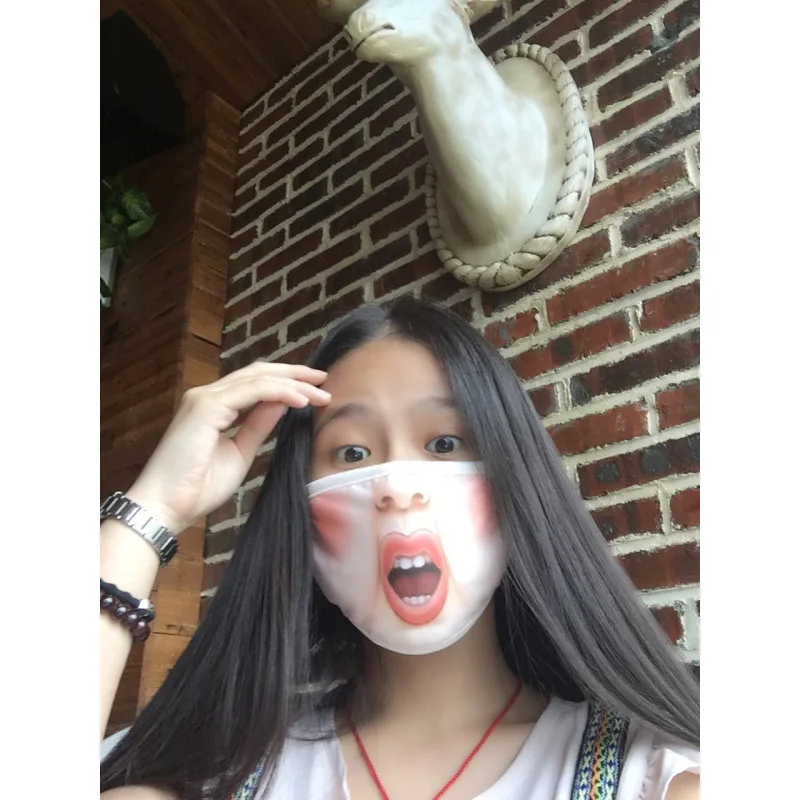 Новые чудная маска Забавные Свинья Рот пародия выражение рот маски Chic теплая