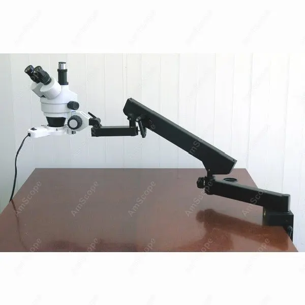 

Articulating Zoom Microscope-AmScope Supplies 3.5X-90X Articulating Zoom Microscope w Fluorescent Light + 8MP Digital Camera