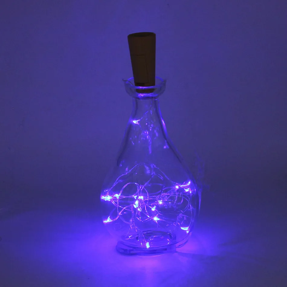 Светодио дный 2 м 20 LED Silver Wire водостойкие светодиодные струсветодио гирлянды для