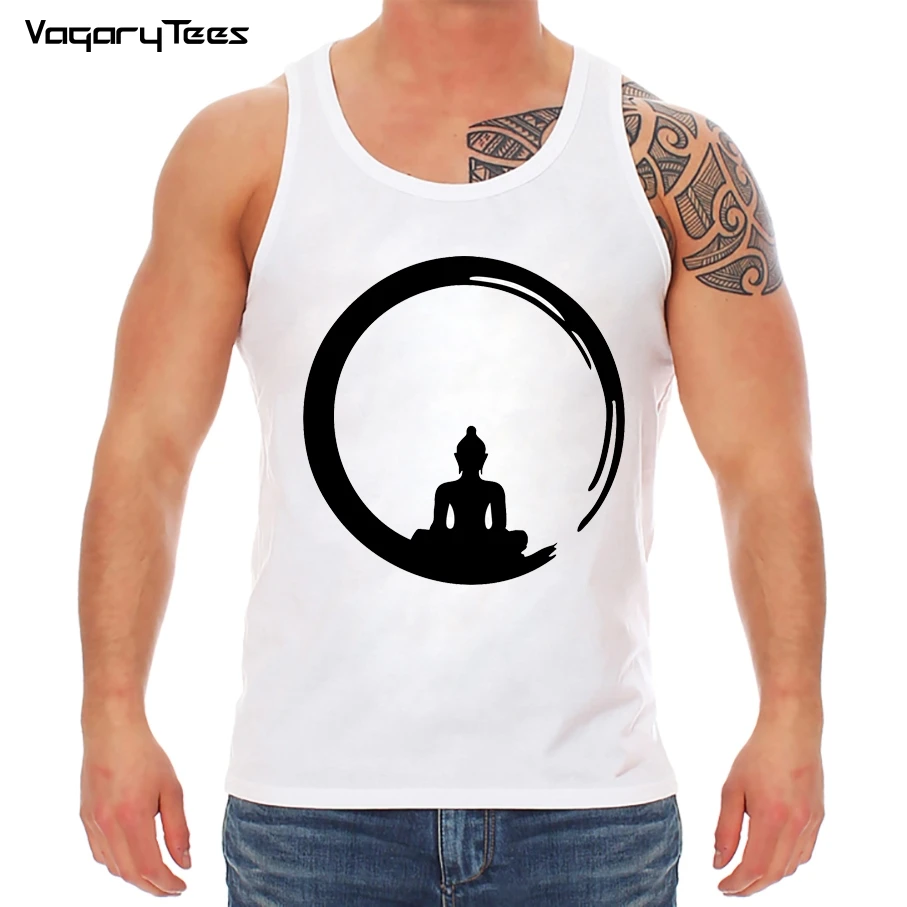 VagaryTees 2019 майка на заказ дзен медитация Будда жилет Мужская Geek джемпер одежда |