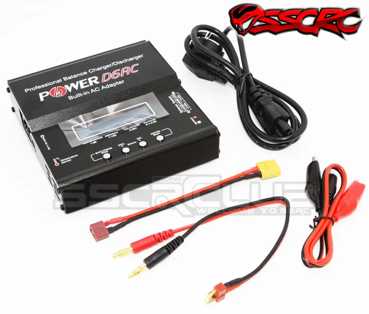 Купи D6AC B6 AC 80 Вт Power RC Battery Balance Charger Dis charger для LiPo LiFe LiIon NiMH NiCd за 3,352 рублей в магазине AliExpress