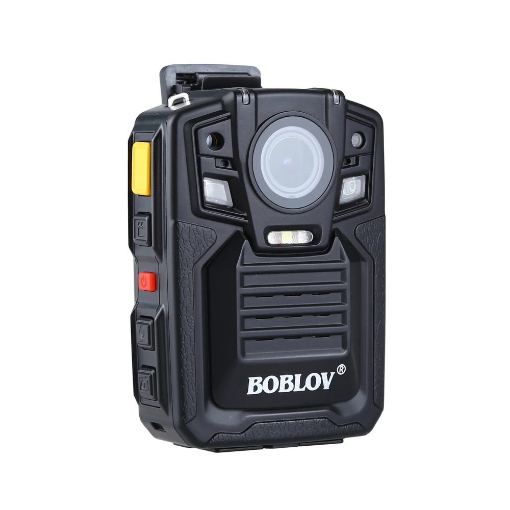 BOBLOV HD66-02, 64 ГБ, HD 1296 P, мини видеокамера, 33 МП, полицейская камера безопасности, камера ночного видения, видео рекордер с ИК-внешним объективом