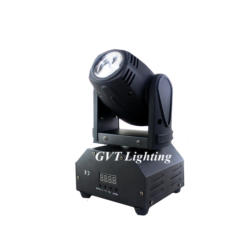 DMX512 вращающийся RGBW сценический эффект лампы 10 Вт Светодиодный луч движущаяся головка светильник звуковая активация мастер-раб авто луч сценический светильник ing