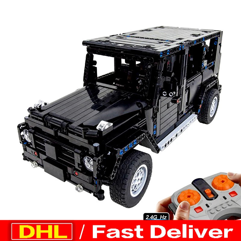 LP Technic 20090 MOC Jeep Wrangler Rubicon RC 20100 G500 AWD Wagon двигатель совместимый Lelying 5140 2425 блоки