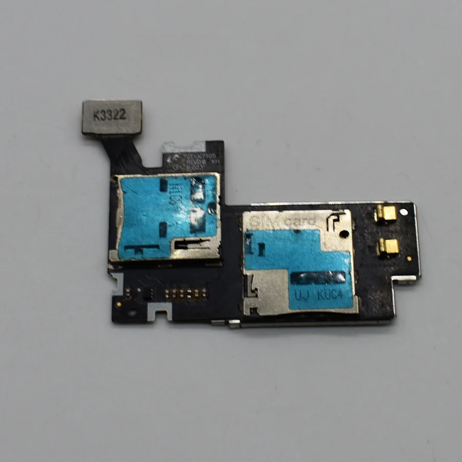 Оригинальный гибкий кабель для считывания SD SIM карт SAMSUNG Galaxy Note 2 II LTE 4G N7105|Шлейфы