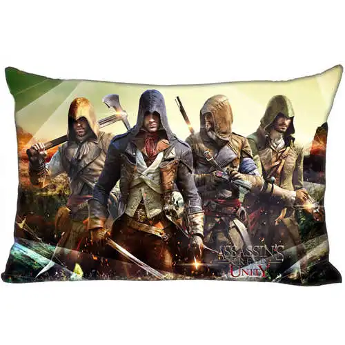 Лучший пользовательский чехол для подушки assassins_creed(1)@ 1 спальня дома прямоугольная Наволочка на молнии(одна сторона)@ 181205-05-01-26