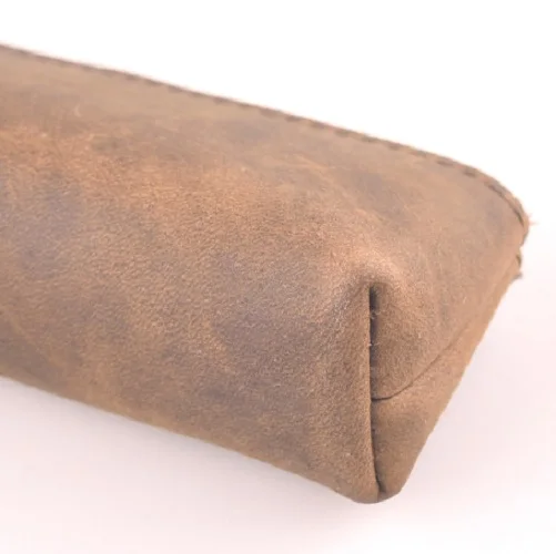 Оригинальный длинный Органайзер ручной работы в стиле ретро из натуральной кожи