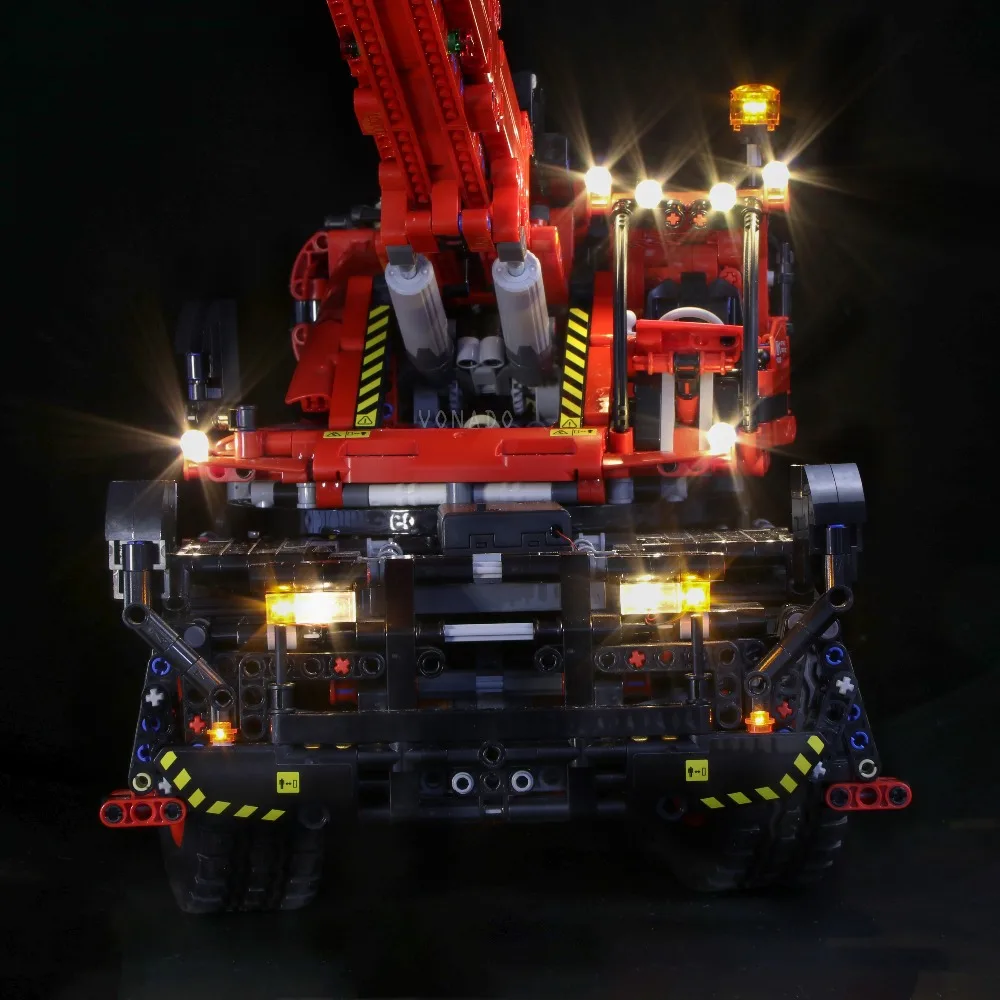 Светодиодная лампа для LEGO Mechanical Group 42082 кран с комплексным рельефом lego Technic серии