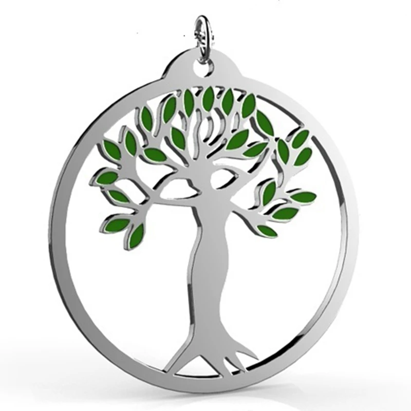 Модное ожерелье из нержавеющей стали для женщин и дочек 30x30 мм подарок на день