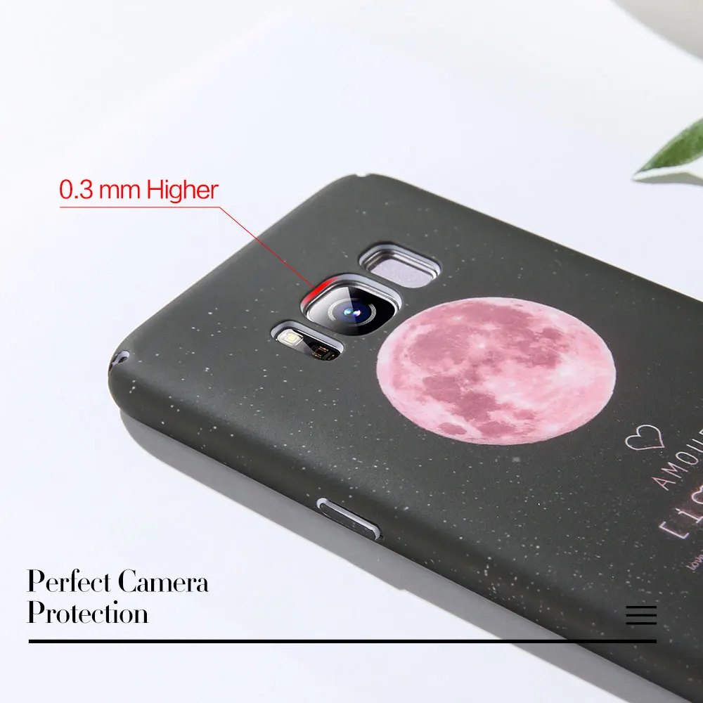 KISSCASE Phone Case For Samsung Galaxy S9 S8 plus S7 edge Note 8 9 A5 A3 A7 J3 2017 A6 A8 J8 2018 Hard Fundas Couple Cover Cases |