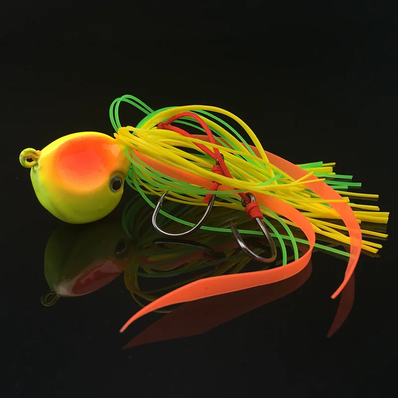 

40g Lead Head Jig Fishing Lures Metal Octopus Squid Jigging Lures Fishing Tackle