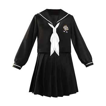 Takao(black) Azur Лейн Такао/Атаго косплей костюм школа JK Униформа Повседневное платье для женщин аниме одежда наряды cos - Цвет: Takao(black)