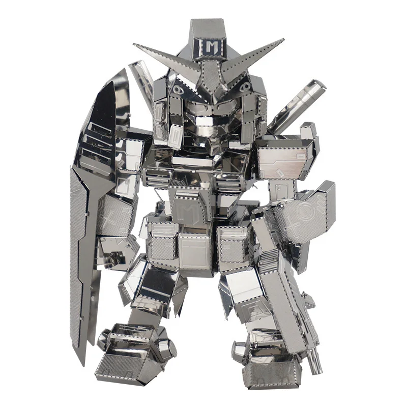 MU 3D металлическая головоломка Gundam Obsidian Arms SD робот SOA SD01 Строительная модель DIY