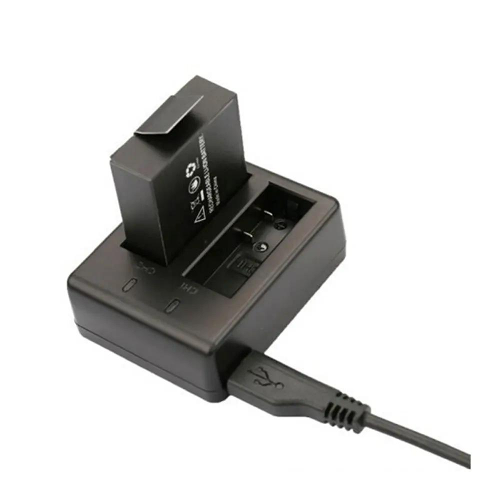Двойное зарядное устройство для экшн-камеры SJ Cam SJ4000 WiFi SJ5000 SJ6000 SJ7000 (черный) |